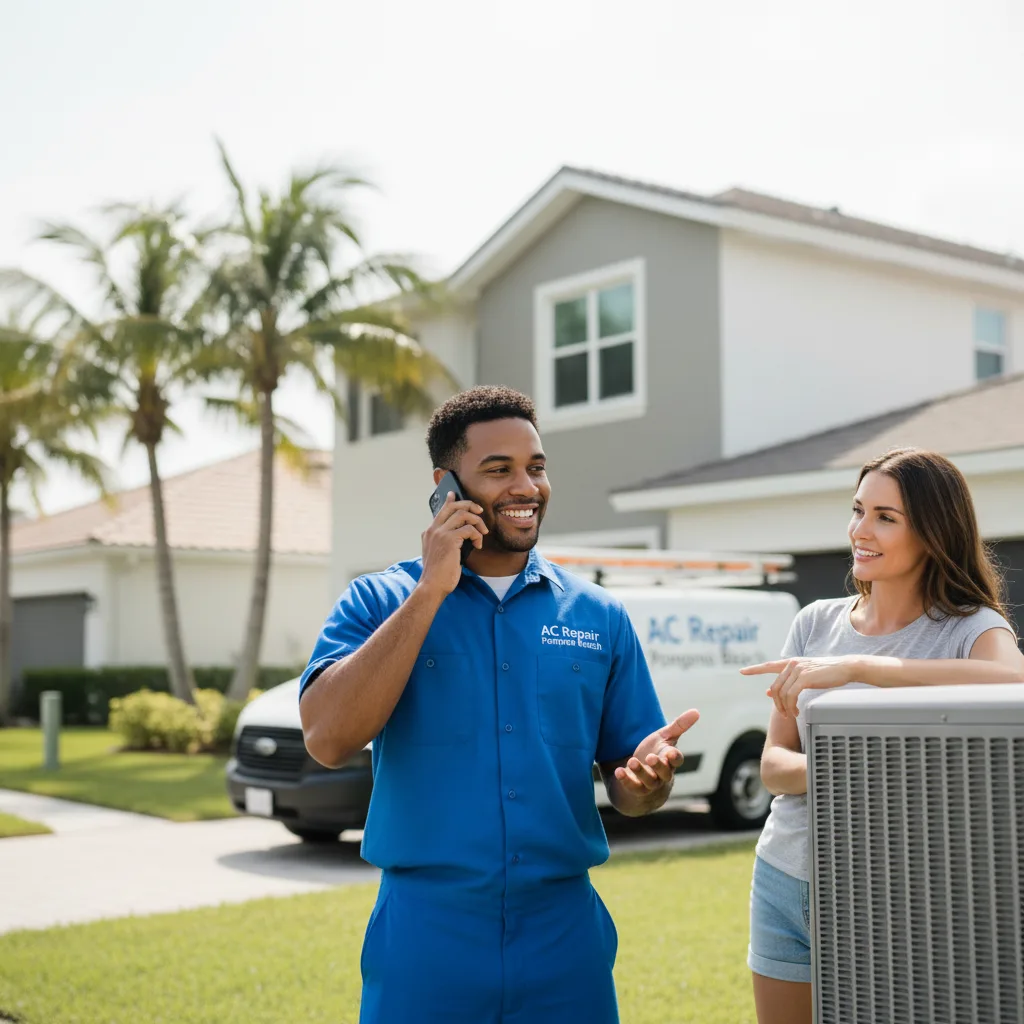 AC Repair Pompano Beach customer support in Purdon